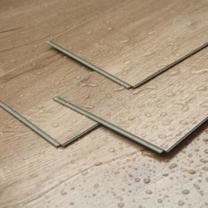 Buy cheap 4mm SPC Anti Slip Rigid Vinyl Plastic Flooring With Cilck Wood Texture for Bathrooms from wholesalers