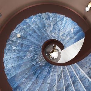 Buy cheap 9mm Polished Blue Porcelain Floor Tile PEI 4 800x2600mm from wholesalers