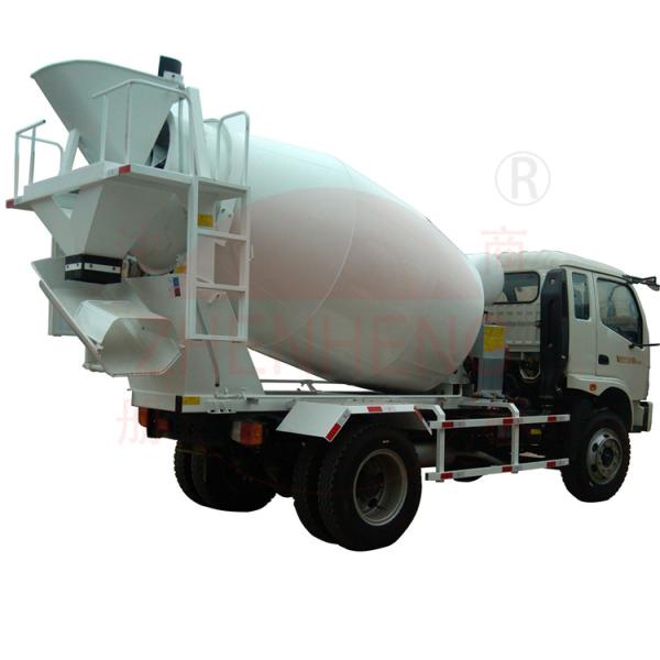 Quality Construction Concrete Mixing Truck 6m3 / 8m3 Agitating Capacity Mobile for sale