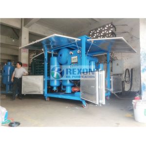 Durable Insulating Oil Filtration System Thermostatically Heating 380V 3 Phase