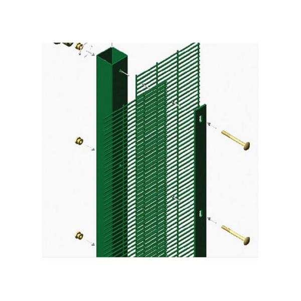 Buy cheap Anti Resistant Clear Vu Fence Panels / Clearvu Fencing Highly Attractive from wholesalers