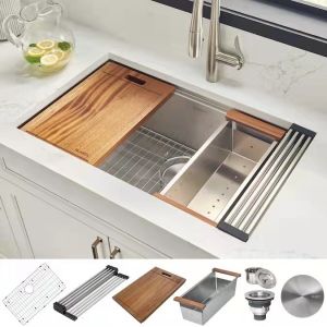 Buy cheap Handmade 16 Gauge Stainless Steel Sink Undermount 304 9 In from wholesalers