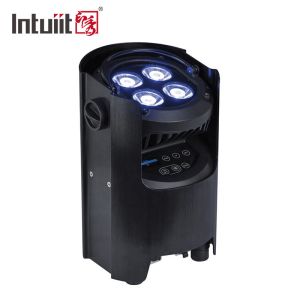 Buy cheap Stage Party Battery Wireless Uplight Par 4x12w RGBWAUV 4 In 1 Dj Par Light IR Remote Wifi Control from wholesalers