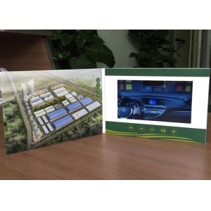 Hard Cover Video Invitation Card Commercial With Rechargeable Battery