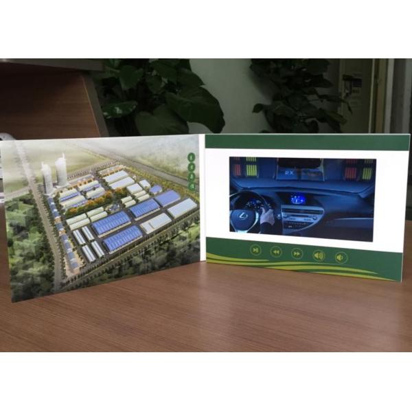 Buy cheap Hard Cover Video Invitation Card Commercial With Rechargeable Battery from wholesalers