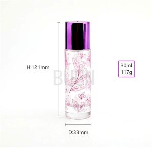 Buy cheap Refillable Glass Perfume Bottle Pump Sprayer  ,  Cylinder 1oz Perfume Bottle from wholesalers