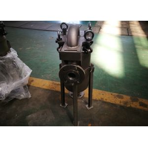 Eco Friendly Stainless Steel Bag Filter / Inline Bag Filter For Beer Food
