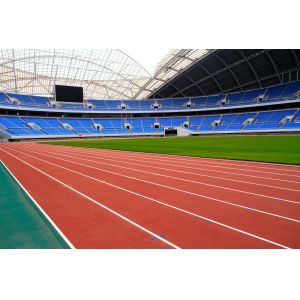 Buy cheap Full Pour System Running Track Synthetic Runway Rubber Athletic Track from wholesalers