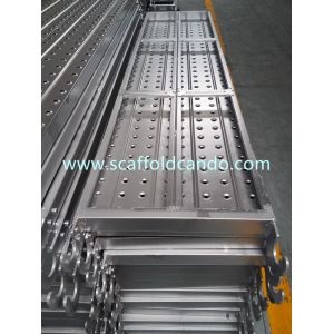 Pre-galvanized Q235 scaffold catwalk hook planks for Cuplock Ringlock Frame