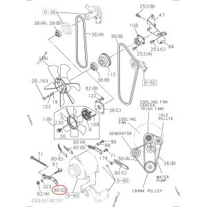 Buy cheap ZX70 4JG1 Generator Adjusting Plate , Isuzu Genuine Accessories 8-97184264-0 from wholesalers