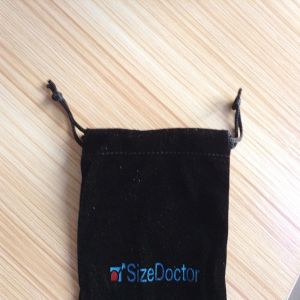 Silk Screen Printing Logo Drawstring Portable Velvet Jewelry Pouch