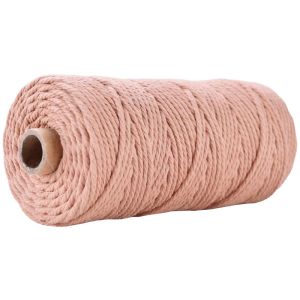 Green 3 Strand Twisted Nylon Rope 3mm Macrame Braided Cotton Rope