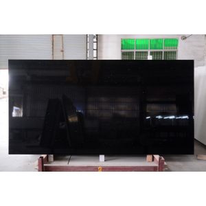 Black NSF Glass Quartz Stone For Kitchen Top