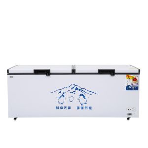 Buy cheap chest freezer with step 450L 550L 650L deep freezer from wholesalers