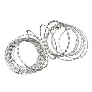 Buy cheap Customized BTO22 Hot Dipped Galvanized Concertina Razor Barbed Wire for Protecting Mesh from wholesalers