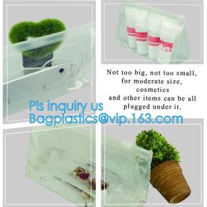 Buy cheap Promotional PVC Toiletry bag with zipper and slider, Underwear packing bag,shinny zipper,matte slider printing customize from wholesalers