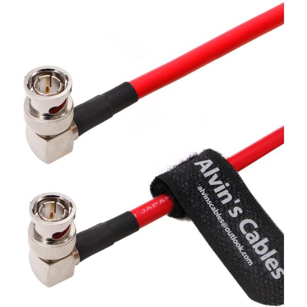 12G BNC-Coaxial-Cable Alvin's Cables HD SDI BNC Male To Male L-Shaped Original