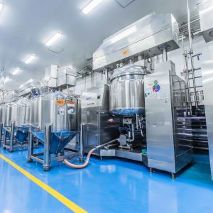 Buy cheap 3000L Vacuum Cosmetic Emulsifier Mixer With Homogenizer from wholesalers