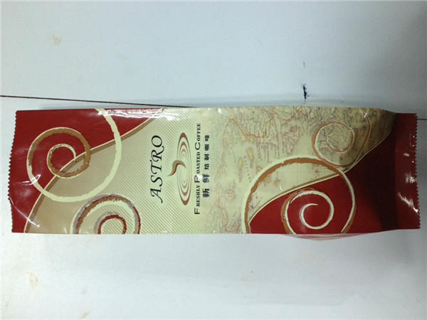 Quality Coffee 150 Microm Plastic Packaging Bag Heat Seal Custom Printing for sale