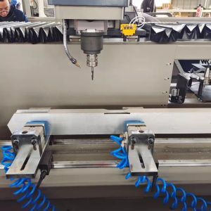 Aluminium Window Door Machine For CNC Drilling Milling Holes With ATC Function