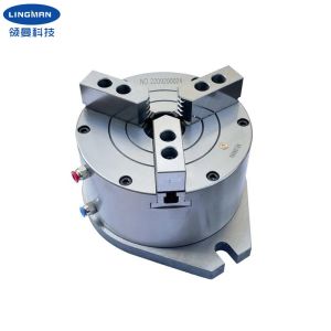 Buy cheap Hollow 3 Jaw Lathe Chuck Vertical Chuck Pneumatic Power Chuck from wholesalers