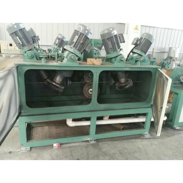 Buy cheap 1440rpm 4KW Steel Brush Wire Descaling Machine With Ø5.5mm - Ø20mm Inlet Diameter from wholesalers