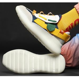 Buy cheap Breathable Flyknit Frabic Big Clunky Shoes soft lining prevent degumming from wholesalers