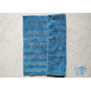 Multi-Functional Replacement Microfiber Wet Towel Mop Pad Blue Foldable