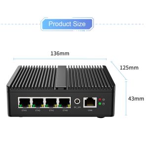 fanless embedded computer Mini Pc N5105 DDR4 Support 4k Hd Mini PC High