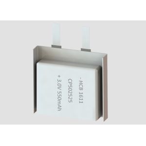 Buy cheap CP502525 550 MAh Li-MnO2 Battery AAA Lithium Pouch Cell from wholesalers