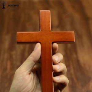 Buy cheap Customized Color Hand Held Handmade Wooden Crosses With Hanger , Sample Free from wholesalers