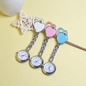 Buy cheap Double heart Nurse Watch Alloy case and chain with IP fine plate surface from wholesalers