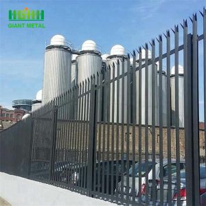 Buy cheap Spiked Top Steel 1200mm High Palisade Security Fencing from wholesalers