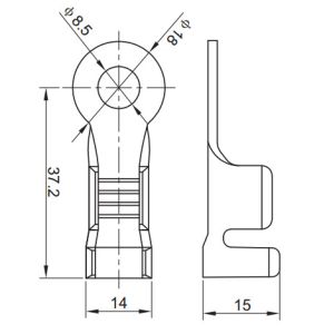 Buy cheap Industrial Cable Lug Terminal With Tin Plating Crimping Ring Terminal Connector from wholesalers