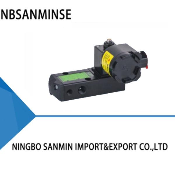 Single Coil Explosion Proof Pneumatic Solenoid Valve Plate Type 0.2 - 0.8Mpa