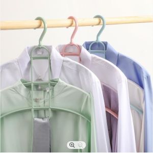 Buy cheap 3 Layers Wide Shoulder Hangers Plastic Fish Bone Shape from wholesalers