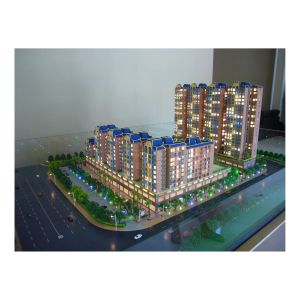 Buy cheap Architectural Model of Residential Apartment Complex with Lighting for Real Estate Display Projects from wholesalers