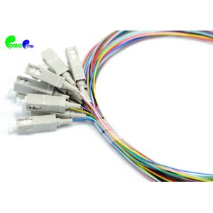 Buy cheap 12pcs 12 Colors SC PC Optical Fiber Pigtail set OM2 50 / 125μm 0.9mm 2M LSZH Loose buffer easy to strip LSZH from wholesalers