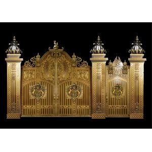 Buy cheap Custom Aluminum Villa Gate Modern Design Galvanized Finish from wholesalers