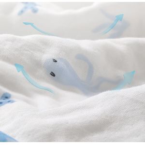 Buy cheap Environmental Printed Cotton Gauze Fabric 260GSM Gauze Burp Cloths Six Layers from wholesalers