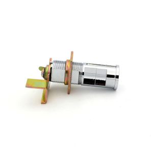 Buy cheap 62mm Body Length Mortise Cylinder Lock One Position Pull  Chromed Plated Key from wholesalers