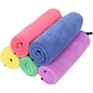 Customizable Rectangle Kitchen Towel Absorbent and Non-Shedding Microfiber