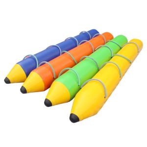 Buy cheap EN14960 0.6mm PVC pencil Custom Made Inflatables from wholesalers