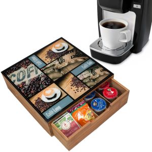 Buy cheap bamboo coffee capsule drawer product