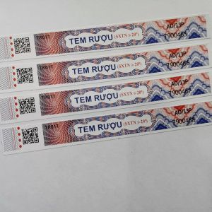 Buy cheap CMYK Printing Security Sticker Custom Personalized Wine Label Gloss Lamination from wholesalers