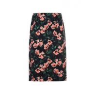 Buy cheap Polyester Flower Print Ladies Fashion Skirts Knee Length Skirts In Spring / product