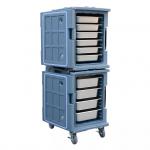 Buy cheap Commercial Insulated Food Pan Carrier Catering Thermo Box Transport Carts from wholesalers