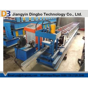 Buy cheap PLC Control Automatic 80 Mm Box Beam Roll Forming Machine With Cr 12 Quenched Cutter from wholesalers