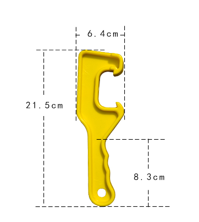 Multifunction Paint Barrel Lid Opener for Plastic Gallon Bucket Pail in Office and Home