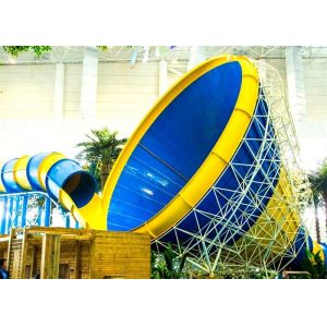 Buy cheap Hotel Custom Fiberglass Water Slides With Floats Bowl from wholesalers